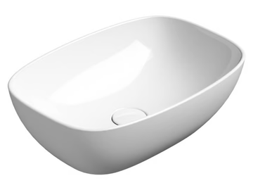 NUBES 50X35 - Countertop rectangular ceramic washbasin by GSI ceramica - view 2